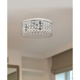 Elegant Designs 12" Elipse Round Flushmount