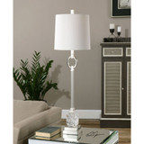 Bordolano Polished Nickel Buffet Lamp