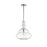 Bettina Glass/Metal LED Pendant