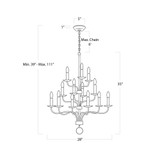 Coastal Living Small Caden Chandelier