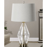 Spezzano Crackled Glass Table Lamp