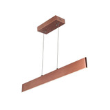 Draper 32" Dimmable Adjustable Integrated LED Metal Linear Pendant