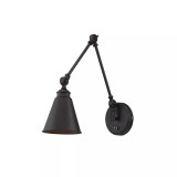 Morland 1-Light Adjustable Sconce w/Plug