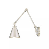 Morland 1-Light Adjustable Sconce w/Plug