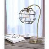 Arched Metal Cage Table Lamp
