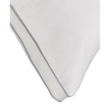 Memory Fiber Pillow 100% Cotton Luxurious Mesh Gusseted Shell All Sleeper Pillow - Standard
