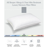 Signature Plush Memory Fiber Allergy Resistant Pillow, Standard