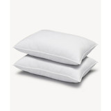 Signature Plush Allergy-Resistant Firm Density Side/Back Sleeper Down Alternative Pillow, Standard - Set of 2