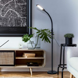 Vista LED 3-in-1 Gooseneck Floor and Desk Lamp with Remote Control