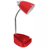 Limelight's Gooseneck Organizer Desk Lamp with iPad Tablet Stand Book Holder and USB port