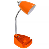 Limelight's Gooseneck Organizer Desk Lamp with iPad Tablet Stand Book Holder and USB port
