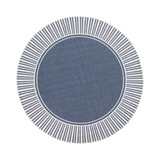 Alfresco ALF-9682 Charcoal 8'9" Round Area Rug, Indoor/Outdoor
