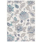 Alfresco ALF-9674 Aqua 7'6" x 10'9" Area Rug, Indoor/Outdoor