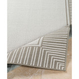 Alfresco ALF-9681 Taupe 7'6" x 10'9" Area Rug, Indoor/Outdoor