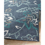 Alfresco ALF-9673 Charcoal 6' x 9' Area Rug, Indoor/Outdoor