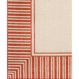Alfresco ALF-9683 Burnt Orange 3' x 5'6" Area Rug, Indoor/Outdoor