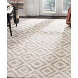 Amsterdam Ivory and Mauve 6'7" x 9'2" Outdoor Area Rug