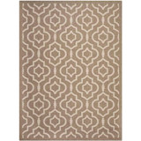Courtyard Brown and Bone 8' x 11' Sisal Weave Outdoor Area Rug