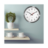 14" UltrAtomic Analog Stainless Steel Wall Clock