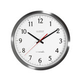 14" UltrAtomic Analog Stainless Steel Wall Clock