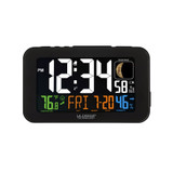 Color LED Alarm Clock with USB Charging Port