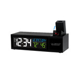 Pop-Up Bar Projection Alarm Clock with USB Charging Port