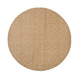 Courtyard Natural 6'7" x 6'7" Round Outdoor Area Rug