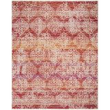 Montage Pink and Multi 9' x 12' Outdoor Area Rug
