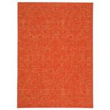 Courtyard Red 2' x 3'7" Sisal Weave Outdoor Area Rug