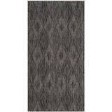 Courtyard Black 2'7" x 5' Outdoor Area Rug