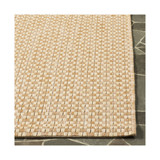 Courtyard Natural and Cream 5'3" x 7'7" Sisal Weave Outdoor Area Rug