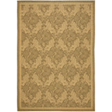 Courtyard Gold and Natural 8' x 11' Sisal Weave Outdoor Area Rug