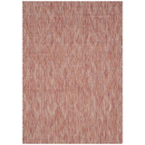 Courtyard Red 5'3" x 7'7" Outdoor Area Rug