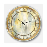 Glam Oversized Metal Wall Clock - 36 x 36