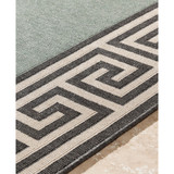 Alfresco ALF-9625 Sage 8'9" Round Area Rug, Indoor/Outdoor