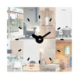 20" - 24" Adjustable Floating Dial Wall Clock
