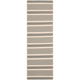 Courtyard Grey and Bone 2'3" x 8' Runner Outdoor Area Rug