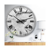 Pp1119-Slate Us Firearms Single Action Army Revolver Patent Poster Large Cottage Wall Clock - 36" x 28" x 1"