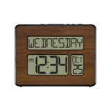Atomic Full Calendar Digital Clock with Extra Large Digits
