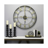 Stratton Home Decor Oversized 31.50" Industrial Austin Wall Clock
