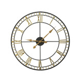 Stratton Home Decor Oversized 31.50" Industrial Austin Wall Clock
