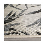 Courtyard Beige and Anthracite 2'3" x 6'7" Sisal Weave Runner Outdoor Area Rug