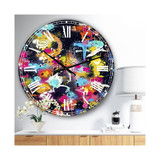 the Lovers the Dreamers & Me Oversized Modern Wall Clock - 36" x 28" x 1"