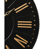 31.25" Oversized Modern Farmhouse Metal Enamel Wall Clock