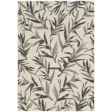 Courtyard Beige and Anthracite 5'3" x 7'7" Sisal Weave Outdoor Area Rug