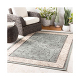 Alfresco ALF-9594 Sage 8'9" Square Area Rug, Indoor/Outdoor