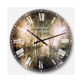 Photography Landscape Oversized Round Metal Wall Clock