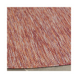 Courtyard Red 6'7" x 6'7" Sisal Weave Round Outdoor Area Rug