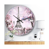 Vintage Oversized Metal Wall Clock