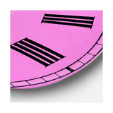 Pink and Blue Banana Oversized Modern Wall Clock - 36" x 28" x 1"